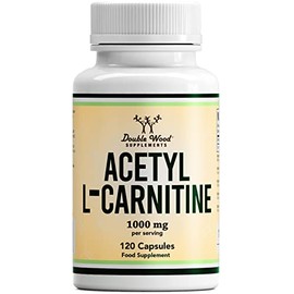 DW Acetyl L-Carnitine Capsules | 120 High Strength L Carnitine Supplements - 1000mg per Serving | Cognitive Function, Memmory, Learning & Stamina | Non-GMO & Gluten Free | Manufactured in The UK