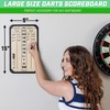 GoSports Dry Erase Steel Darts Scoreboard - Cricket and 01