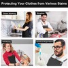 SHEOMERN Waterproof Rubber Apron, 48" XL Anti-Tear Heavy Duty Vinyl