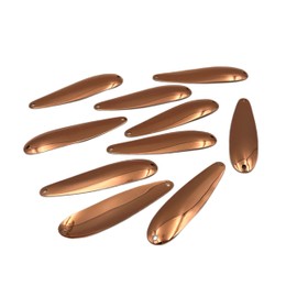Trolling Spoon Copper Smooth for Lure Making Supplies DIY Lure Part for Spinnerbait Inline Spinner Blade Made in USA 10 Pack (Trolling Spoon Copper Smooth N0 10PK)