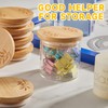 18 Pcs Yogurt Jar Lids Set Compatible with Oui Yogurt