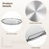 Stainless Steel Drip Pan with Filter Set, Kitchen Colander with