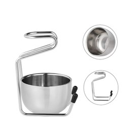 PCAORLEORS 3pcs Pure Badger Hair Shaving Brush Wooden Handle and Large Soap Dish with Stainless Steel Shaving Stand Men's 3-in-1 Shaving Set