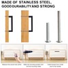 Redunest Cabinet Pulls Matte Black Cabinet Handles Square Drawer Pulls,