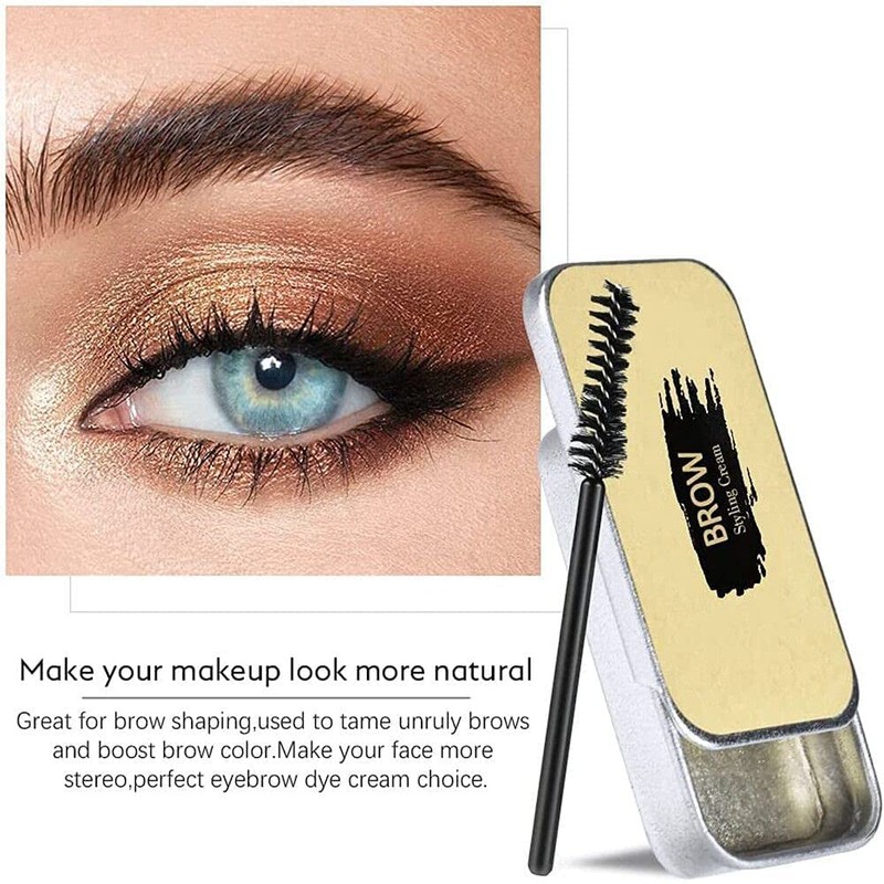Eyebrow Soap Kit, 3D Eyebrow Gel, Long Lasting Eyebrow Setting