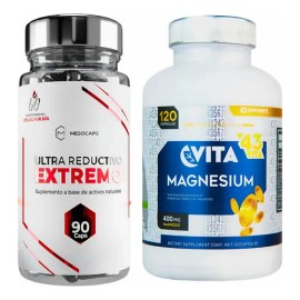 Quemador Grasa Extremo 90cáps + Citrato De Magnesio 120cáps