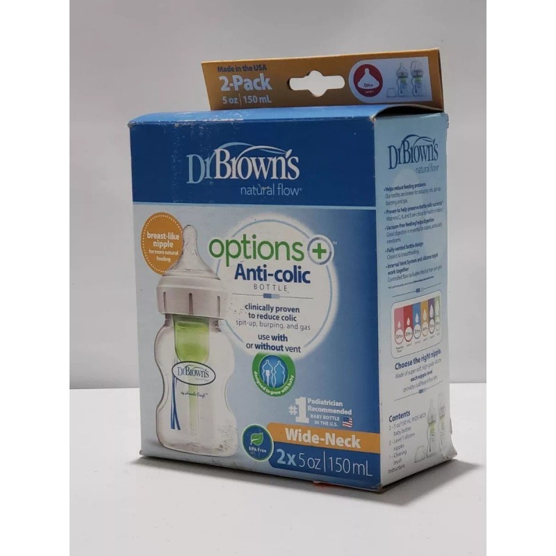 Dr Brown's Set Biberones Anticólicos Dr. Browns 5oz 150ml, 2
