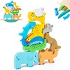 Shinse Building Blocks, Balance Game, Animals, Storage Bag Included, Cute,