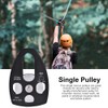 Outdoors Climbing 32KN Rescue Pulley Single Sheave with Swing Plate