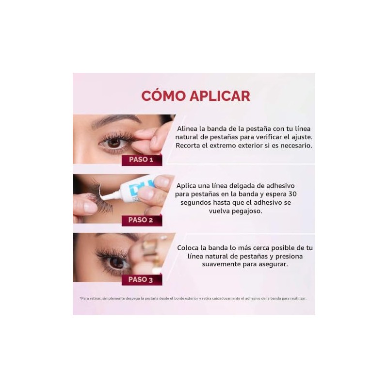 Ardell Pestañas Postizas Baby Demi Wispies Negro Fácil de Aplicar