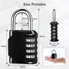 Skaaisont AMMS0729 Padlock Combination Lock, Black