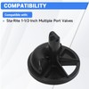 SZQBZMJ 14965-0028 Plug and Gasket Assembly Compatible with Sta-Rite 1-1/2-Inch