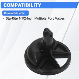 SZQBZMJ 14965-0028 Plug and Gasket Assembly Compatible with Sta-Rite 1-1/2-Inch Multiport Valves