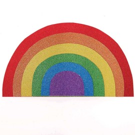 Baker Ross A4 Rainbow Glitter Card - Pack of 20 Glitter Card for Crafts for Children and Adults, Craft Material for School Cones