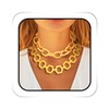 ACEDRE Chunky Gold Choker Necklace Layered Thick Cuban Link Chain