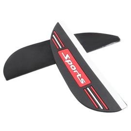 Hitefu 2 Packs Car Side Mirror Rain Visor Fenders, Universal Carbon Fiber Eyebrow Side Mirror Rain Guard for Car Truck Van and SUV - Enhance Visibility, Reduce Rain Interference (Sports)