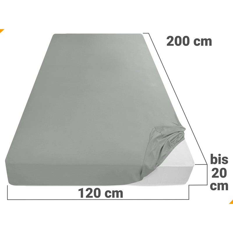 npluseins Microfibre Fitted Sheet - Breathable and Suitable for Allergy