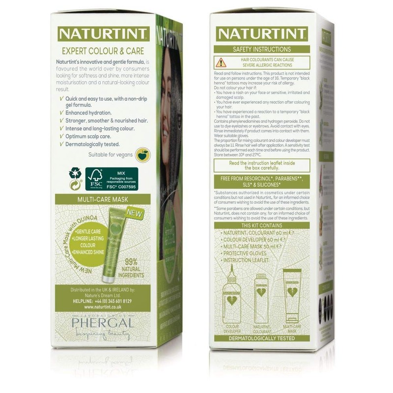 Phergal Naturtint Permanent Hair Color, 8A Ash Blonde, 5.28 Ounce