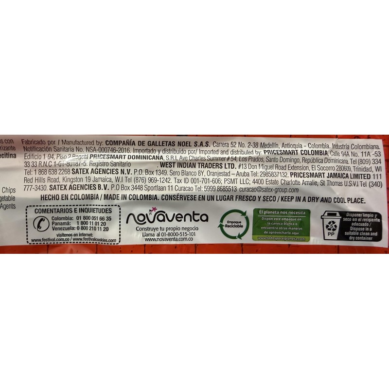 Minichips Colombia (12 pack) Mini Chocolate Chips by Festival Chocolate