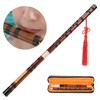 GKey Bamboo Flute Refined Chinese Wind Lettering Instrument Dizi Kit