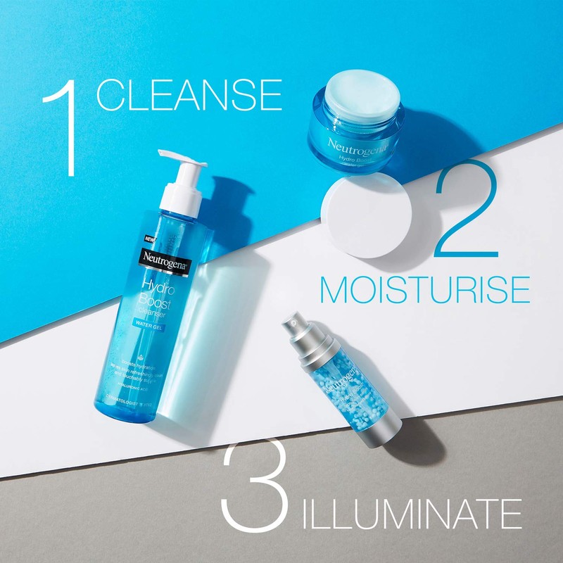 Neutrogena Hydro Boost Series, 3-Step Facial Regime, Hydration Starter Set