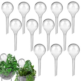 Pack of 12 Small Plants Watering Balls 13 x 5 cm Plants Watering Balls Potted Plants Plant Watering Balls Self-Watering System Automatic Watering Balls Watering Bulb