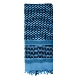 Rothco Lightweight Shemagh Desert Scarf - Blue/Black