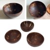 Coconut Bowl Set Leakage Proof Reusable Hand Polished Coconut Shell