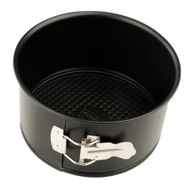 Zenker 7520 Panettone Backform, Springform mit Antihaftbeschichtung, Form in schwarz für kleine Kuchen (Kuchenform: ca.Ø185x100 mm), Menge: 1 Stück