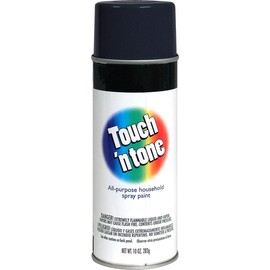 Touch N Tone Spray Paint 55275830, 10 oz, Flat Black