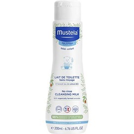 Mustela Solución Limpiadora con Textura Cremosa para Bebé o Niño con Piel Seca, 200mL