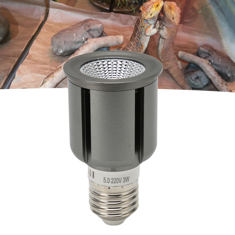 Reptile Heat Lamp Bulb UVA UVB LED 3 in 1