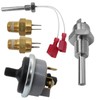 Qblahip Pool Heater Repair Kit Includes Sensor, Thermistor & Switch