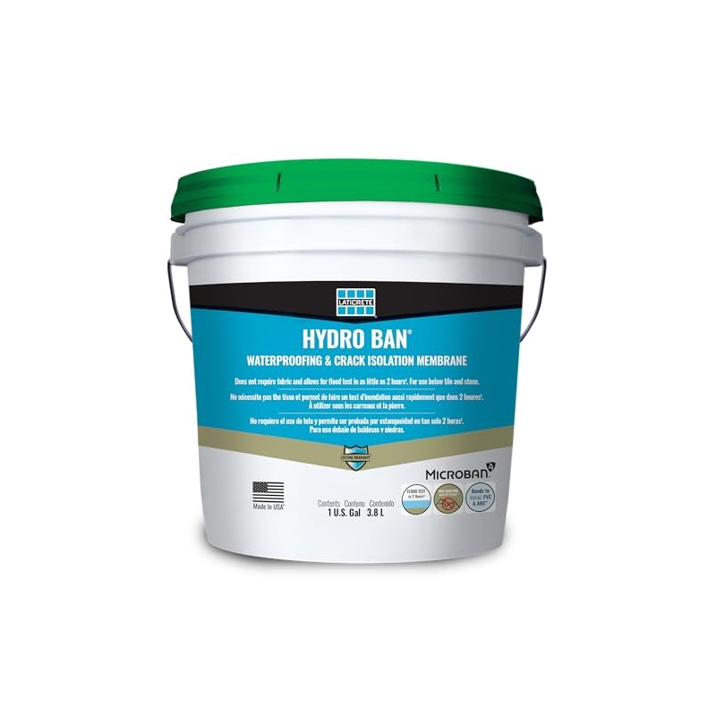 LATICRETE Hydro BAN® Easy to Apply Anti-Fracture Liquid Waterproofing and