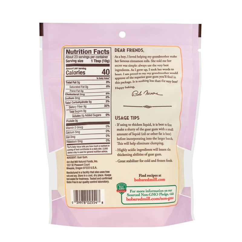 Bob's Red Mill Guar Gum, 8oz (Pack of 1) -
