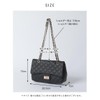 ALTROSE 332393 Quilted Chain Bag, Shoulder Bag, 2-Way Cute, Retro