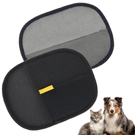 2 PCS Pet Grooming Gloves,Dog Grooming Gloves Reusable Static Charge Technology Cat and Dog Shedding Gloves Gentle Shedding and Bathing Gloves for All Dog Grooming, Deshedding, Washing