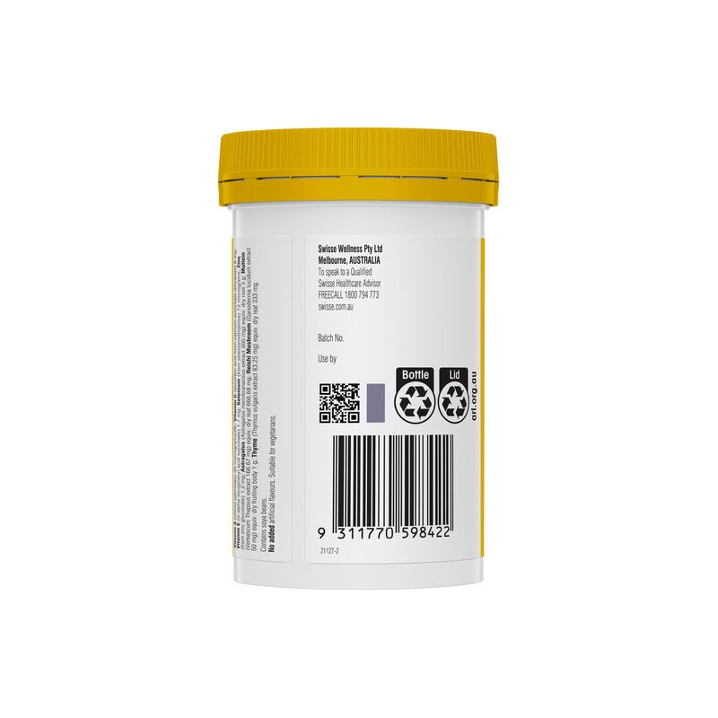 Swisse Ultiboost Lung Health Support 90 Tablets