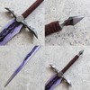 COSWOR 46.5" Anime Stainless Steel Demon King Baran's Long Sword