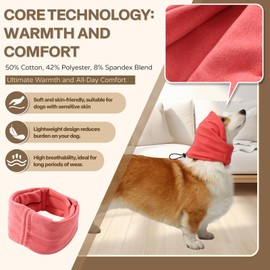 AOOLMOL Dog Head Ear Warp Relief Ear Muffs Noise Protection