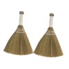 Ipetboom 2pcs Vietnamese Grass Broom: Handwoven Cleaning Sweeper Brush for