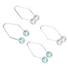 2 Pairs Dimple Trainer Stainless Steel Easy to Wear Develop