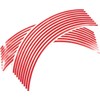 Motorcycle 14" Wheel Rim Sticker Rim Line Tape (8mm Wide,