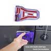 JeCar Door Hinge Cover Trim Exterior Accessories Compatible with Jeep