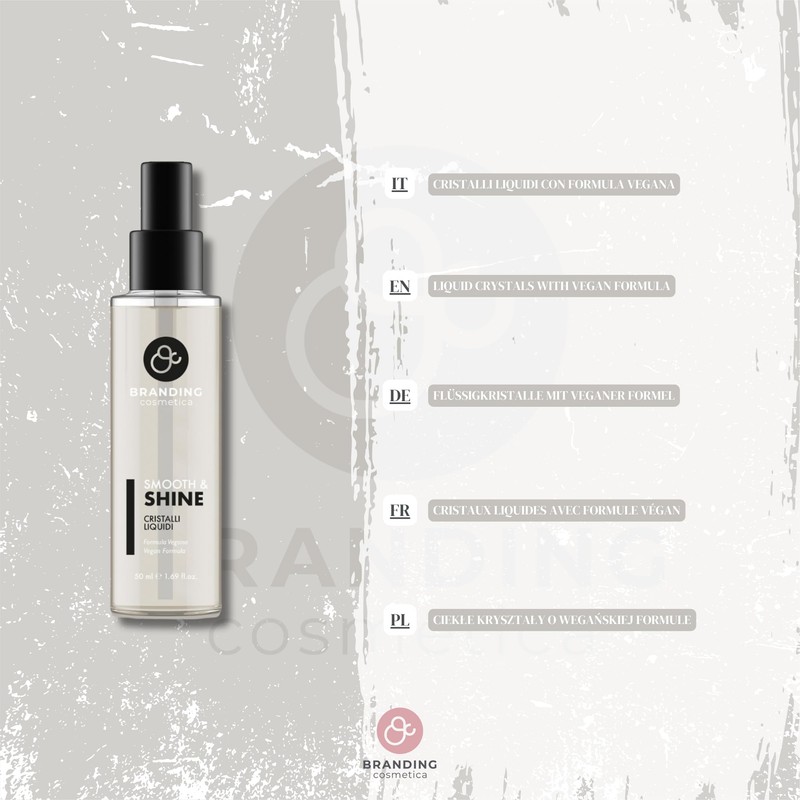 BRANDING COSMETICA Liquid Crystals Bio Veg Smooth&Shine Dry Hair Detangling
