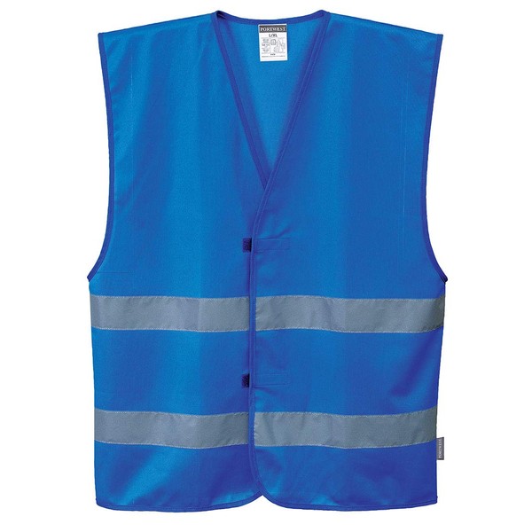Portwest Iona 2 Band Vest Hi Vis Visibility Reflective Night