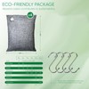Bamboo Charcoal Air Purifying 4x200g with Hooks Nature Odor Eliminator