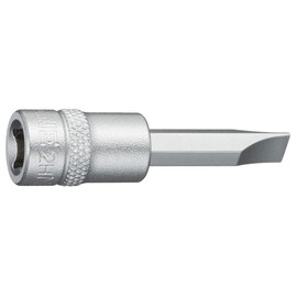 TONE Driver Bit Socket 2H-M2 Drive Angle 0.03 inch (6.35 mm) (1/4") (-) 0.8 x 6.0