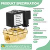 Brass Solenoid Valve G1/2 Inch 230 V AC 0-10 Bar