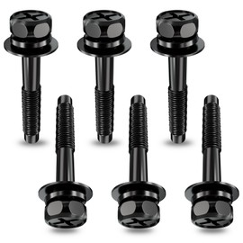 Wllead 41085 Engine Air Filter Box Cover Screw Bolts, Air Cleaner Fastener Compatible with Honda Civic CR-V Odyssey Element 90091-RAA-A00, 90091-P36-000, 41085 (6) Pcs